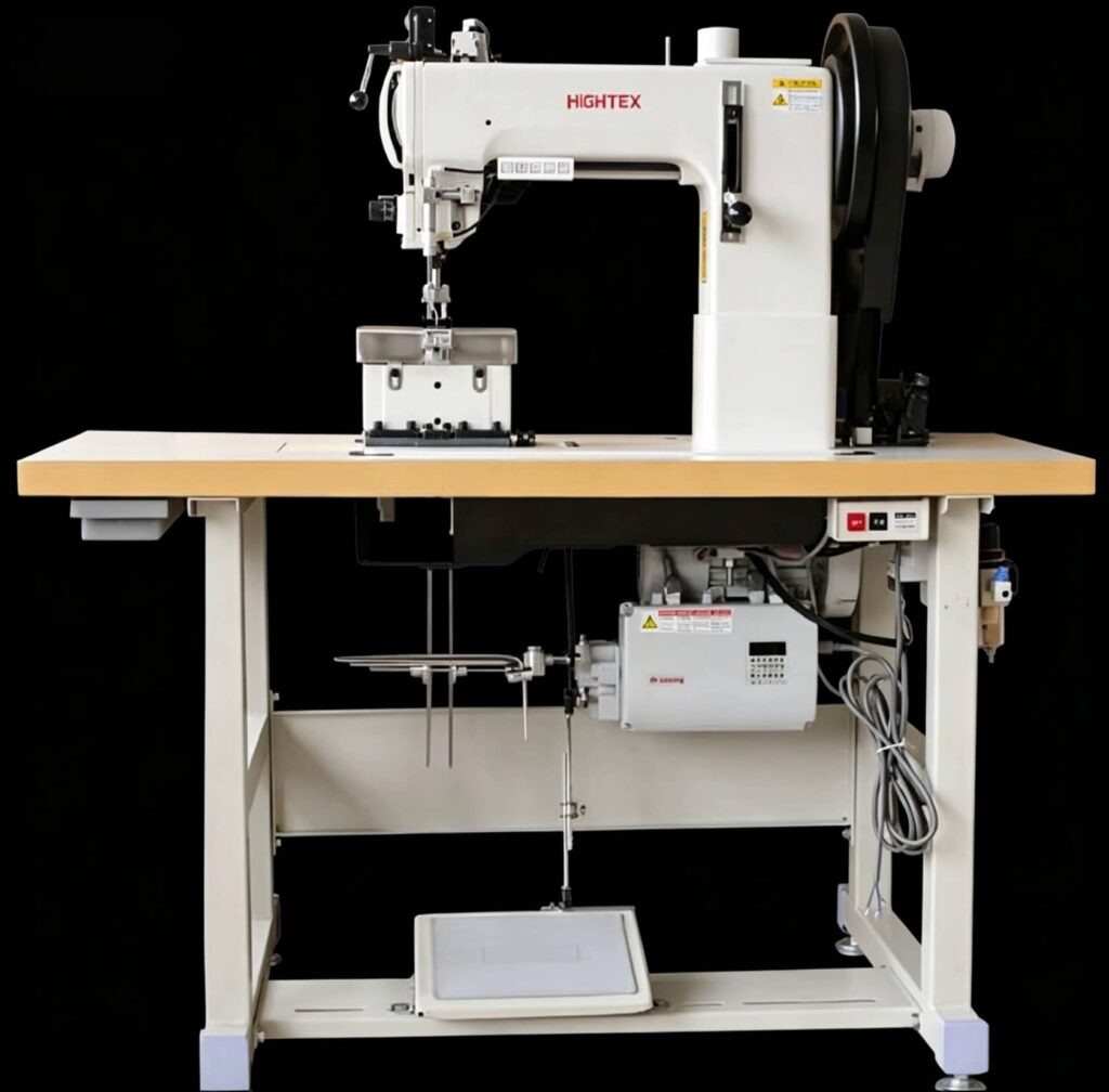 HighTex 204-370-DP Extra-Heavy-Duty Double-Needle Post-Bed Sewing Machine
