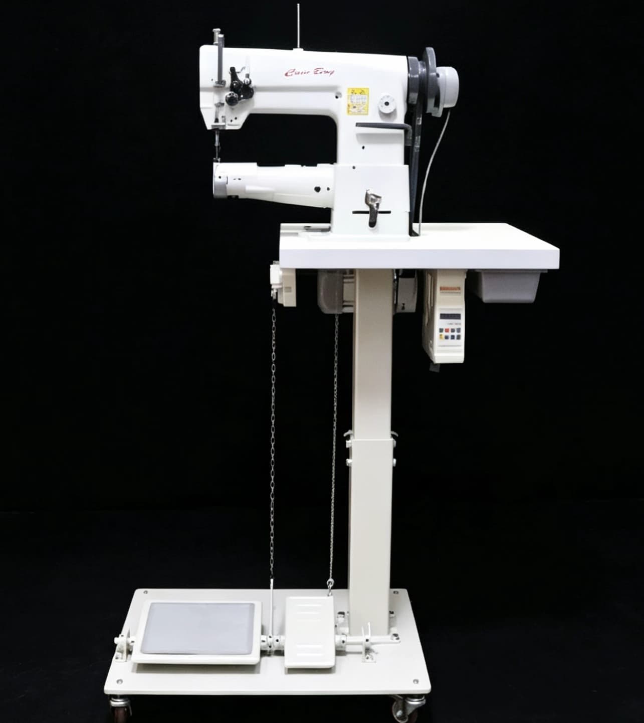 The Cowboy CB341 is a medium-duty cylinder-bed walking-foot sewing machine