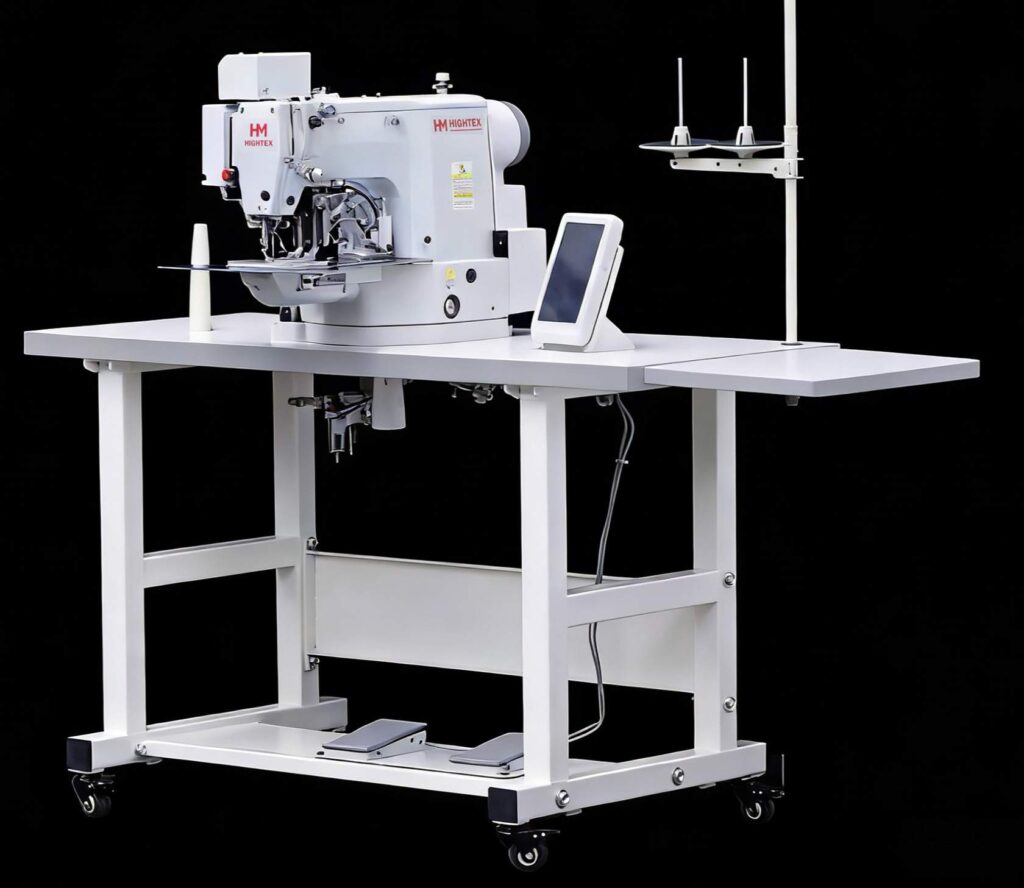 HighTex 680HM Heavy-Duty Electronic Bar-Tacker & Box-X Pattern Sewing Machine
