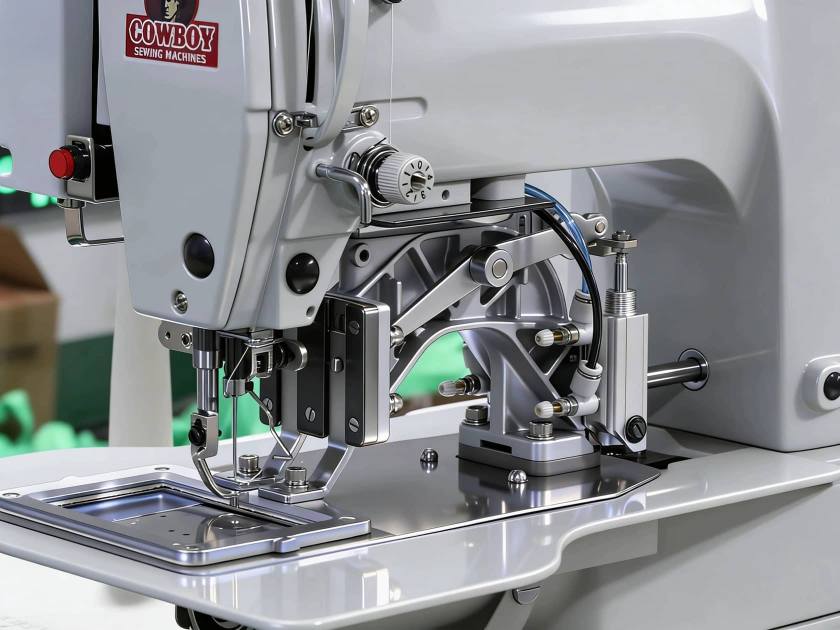 HighTex 680HM Heavy-Duty Electronic Bar-Tacker & Box-X Pattern Sewing Machine