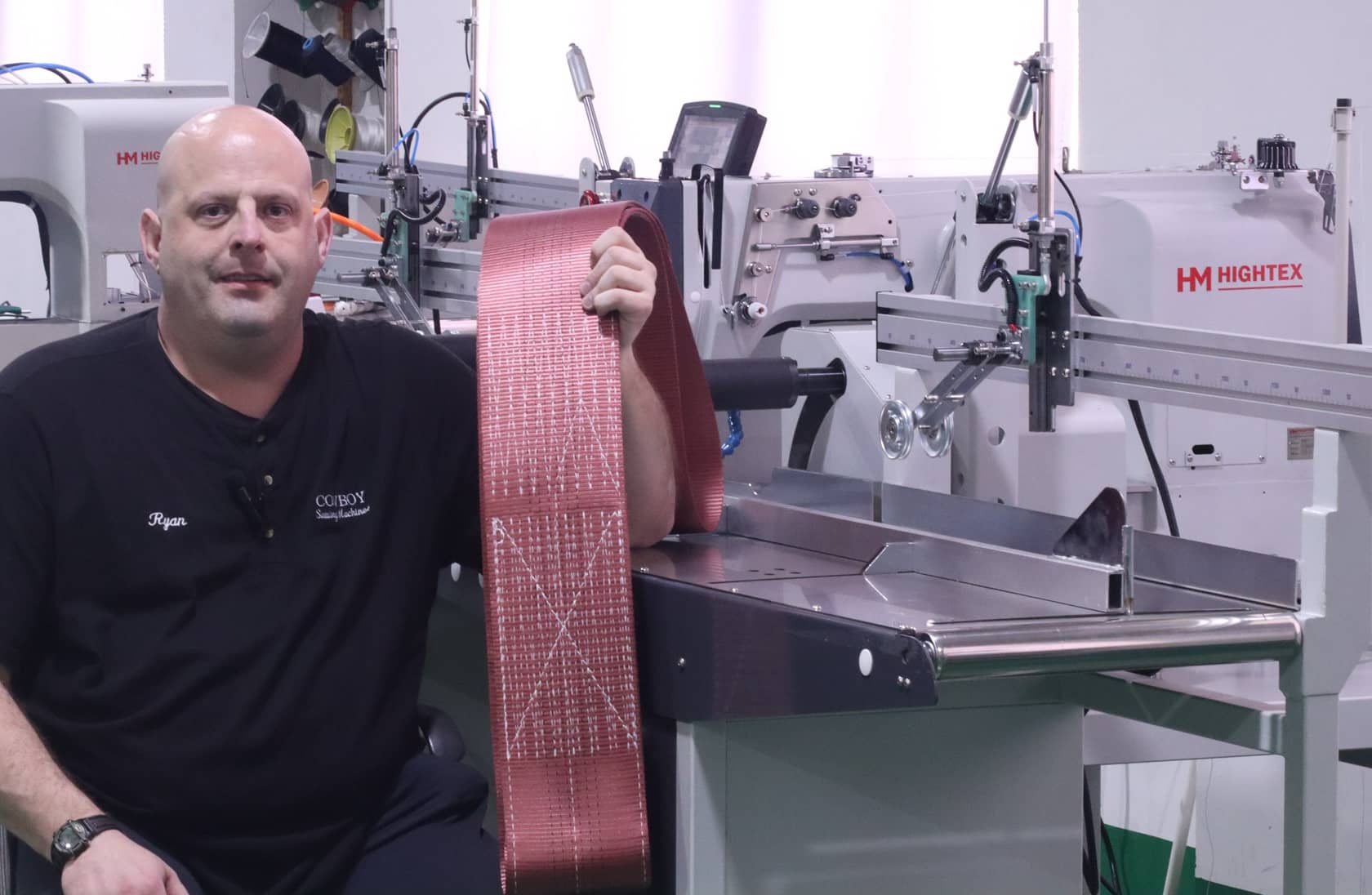 HighTex WEB911-7X Fully Automatic Lifting Sling Sewing Machine